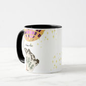 Mug Boule Disco Cowboy de jambes de cowboy moderne (Devant gauche)