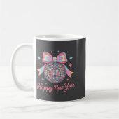 Mug Boule disco de luxe Nye dorée Bonne année  (Gauche)