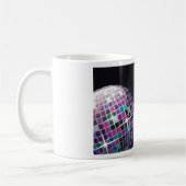 Mug Boule disco rétro et microphone vintage (Gauche)