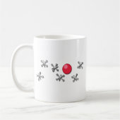 Mug Boule et crics en caoutchouc rouges (Gauche)