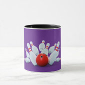 Mug Boule et quilles de bowling frappent ! (Centre)