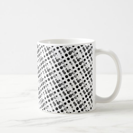 Mug Boule rétro, Gris métallique (Droite)