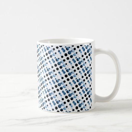 Mug Boule Rétro Mug, Bleu Royal (Droite)