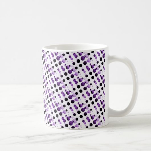 Mug Boule Rétro, pourpre (Droite)