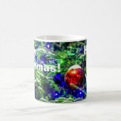 Mug Boule rouge arbre de Noël vert (Centre)