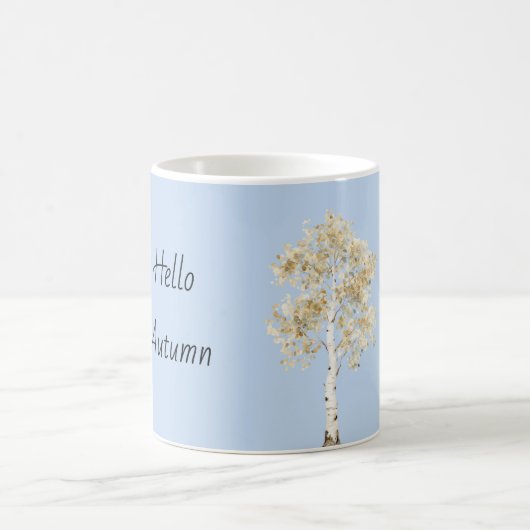 Mug Bouleau Blanc Automne (Centre)