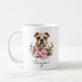 Mug Bouledogue à l'aquarelle (Gauche)