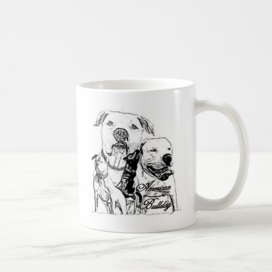 Mug Bouledogue américain (Droite)