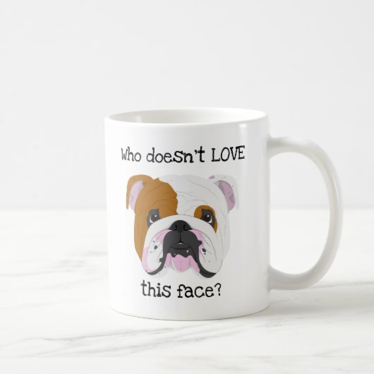 Mug Bouledogue Anglais (Droite)