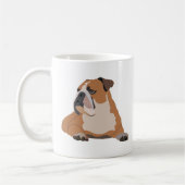 Mug Bouledogue Anglais Animal de Compagnie (Gauche)