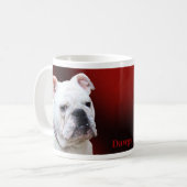 Mug Bouledogue anglais blanc (Devant gauche)