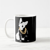 Mug Bouledogue avec collier en or (Gauche)