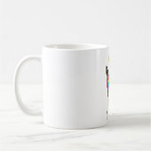 Mug Bouledogue avec des cœurs pour la Saint-Valentin (Gauche)