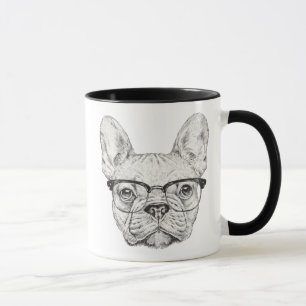 Mug Bouledogue de hippie