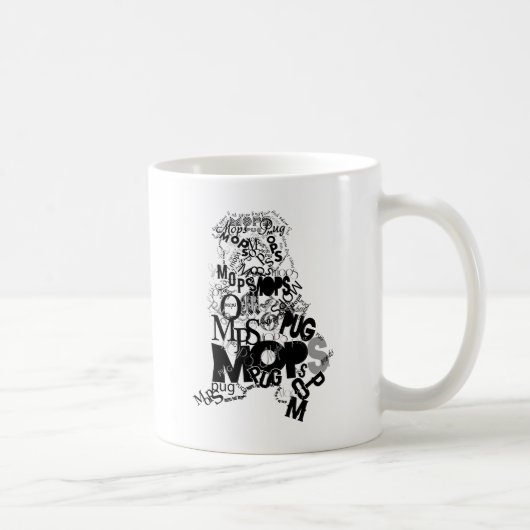 Mug Bouledogue de types (Droite)