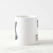 Mug Bouledogue français avec café (Centre)