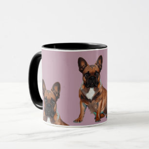 Mug Bouledogue français cartoon