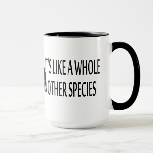 Mug Bouledogue français c'est comme une totalité (Droite)