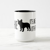 Mug Bouledogue français c'est comme une totalité (Centre)