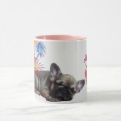 Mug Bouledogue français coeur French Bulldog (Centre)