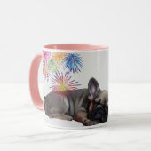Mug Bouledogue français coeur French Bulldog (Devant gauche)
