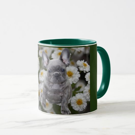 Mug Bouledogue français coeur French Bulldog (Devant droit)