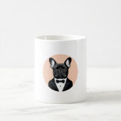 Mug Bouledogue français en smoking (Centre)