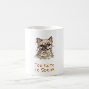 Mug Bouledogue français Halloween Mummy adorable