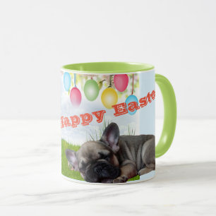 Mug Bouledogue français Joyeuses Pâques Bouledogue fra