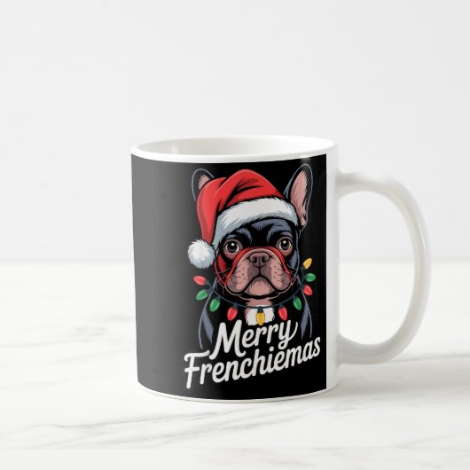 Mug Bouledogue Français Joyeux Frenchiemas Chapeau de (Droite)