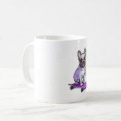 Mug Bouledogue français lilas (Devant gauche)