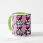 Mug Bouledogue français œuf de Pâques (Devant gauche)