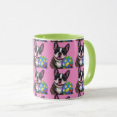Mug Bouledogue français œuf de Pâques (Devant droit)