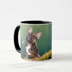 Mug Bouledogue français papillon Bouledogue Français