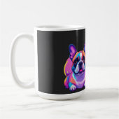 Mug Bouledogue français Pop Art (Gauche)