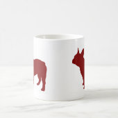 Mug Bouledogue français (rouge) (Centre)