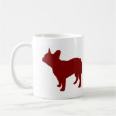 Mug Bouledogue français (rouge) (Gauche)