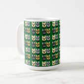 Mug Bouledogues Français Vert (Devant gauche)
