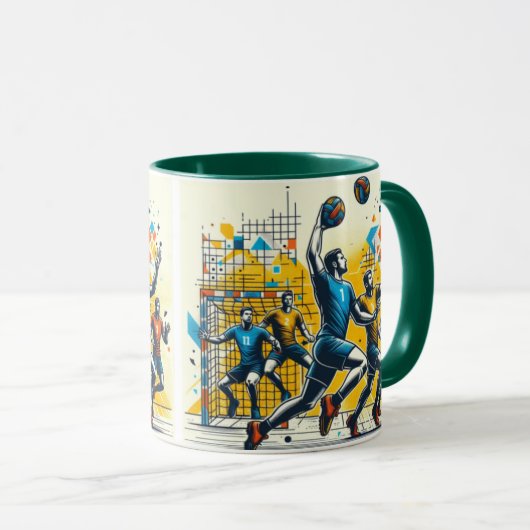 Mug Boules à main (Devant droit)
