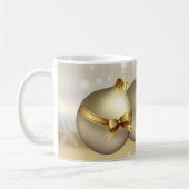 Mug Boules, Bells et étoiles d'or (Gauche)