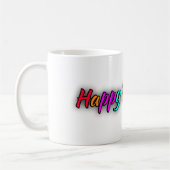 Mug Boules d'anniversaire Happy personnalisées (Gauche)