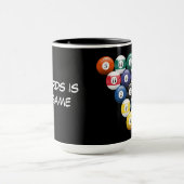 Mug Boules de billard rackées (Centre)