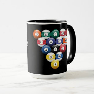 Mug Boules de billard rackées