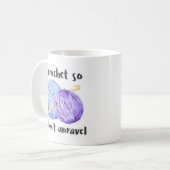 Mug Boules de crochet de fil (Devant gauche)