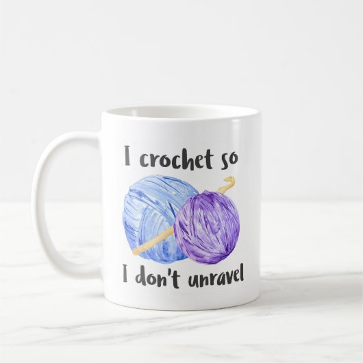 Mug Boules de crochet de fil (Gauche)