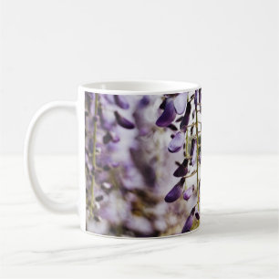 MUG BOULES DE FLEURS POURPULAIRES ET BLANCHES