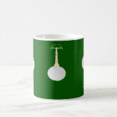 Mug Boules de golf motif sur vert (Centre)