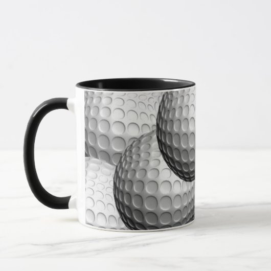 Mug Boules de golf personnalisables (Gauche)
