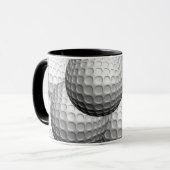 Mug Boules de golf personnalisables (Devant gauche)