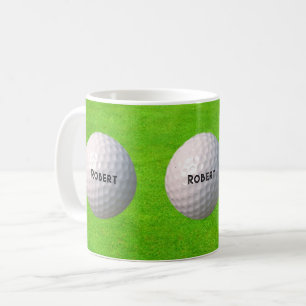 Mug Boules de golf personnalisées sur greens Golfer